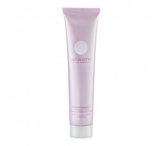 Desmaquillante de arcilla rosa en crema - atashi SuperNight 75 ml.