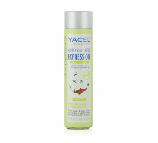 Aceite anticelulítico expres - Yacel CELLUBLOCK Express Oil 150 ml.