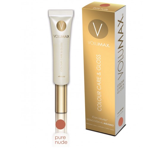Brillo de Labios - Volumax Colour Care & Gloss Pure Nude 15 ml.