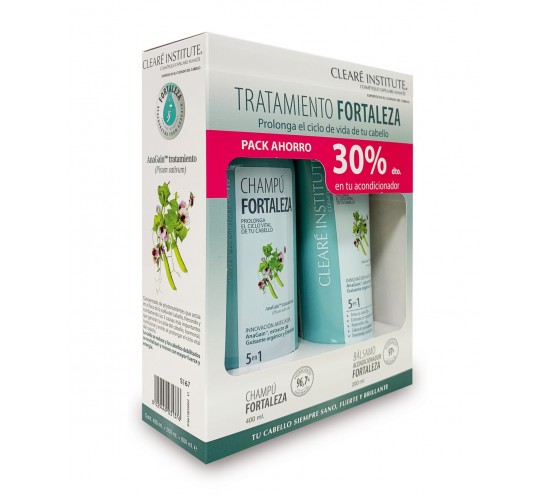 FORTALEZA PACK AHORRO CLEARE INSTITUTE 30%dto. en acondicionador