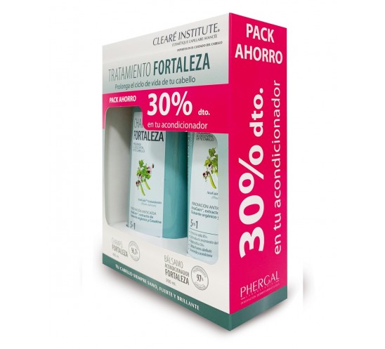 FORTALEZA PACK AHORRO CLEARE INSTITUTE 30%dto. en acondicionador