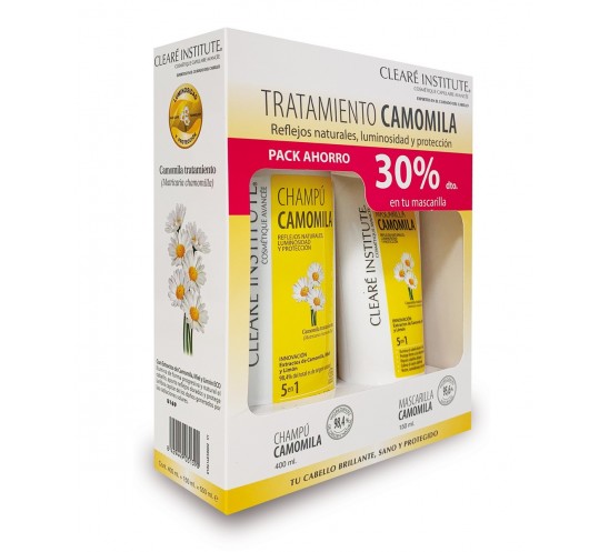 CAMOMILA PACK AHORRO CLEARE INSTITUTE 30%dto.  en la mascarilla
