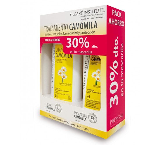 CAMOMILA PACK AHORRO CLEARE INSTITUTE 30%dto.  en la mascarilla