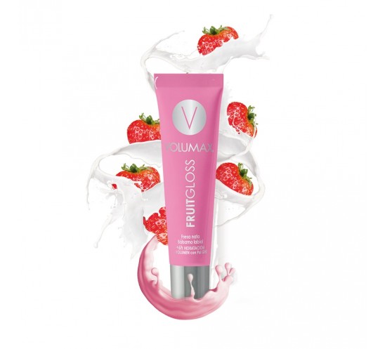 Hidratación de Labios - Volumax Fruitgloss Fresa Nata