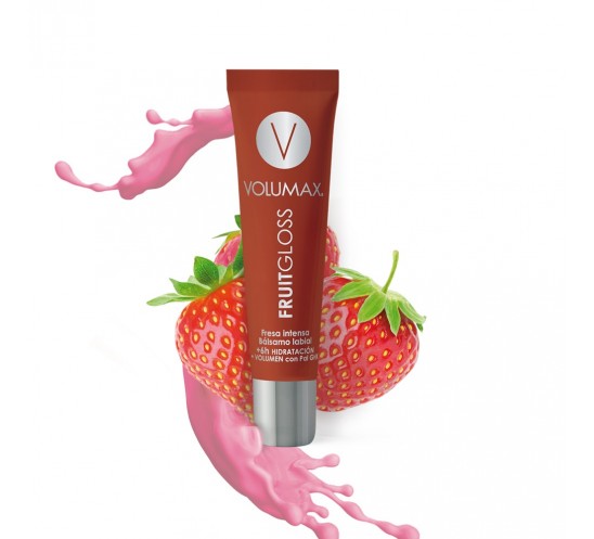 Hidratación de Labios - Volumax Fruitgloss Fresa Intensa