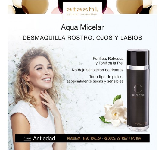 Aqua Micelar - Linea Antiedad. 250 ml.