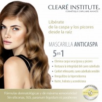Beneficios 5 en 1 de la mascarilla anticaspa de clearé institute