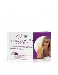 Frontal comprimidos coctel de belleza nocturna