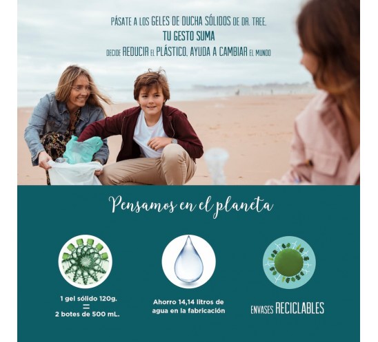 Gel de Ducha Sólido Uso Frecuente - 120g