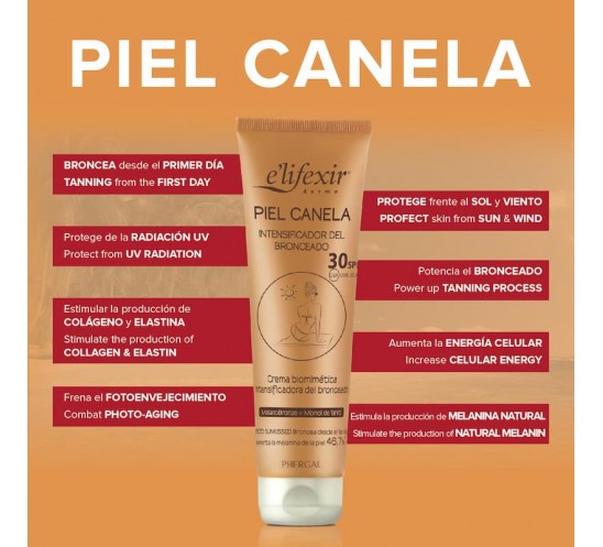 Piel Canela SPF 30 - 150 ml.