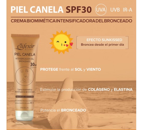 Piel Canela SPF 30 - 150 ml.