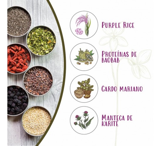 Hair Food Mascarilla Purple Rice