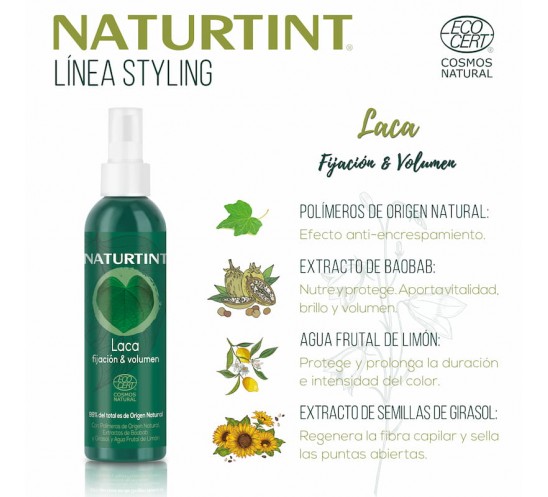 Laca Ecológica Fijación & Volumen...