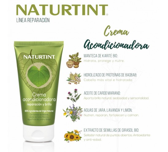Crema Acondicionadora - Naturtint 150... Crema Acondicionadora - Naturtint 150...