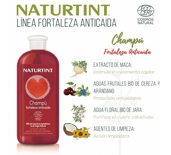 Champú Anticaída Naturtint - 330 ml. Champú Anticaída Naturtint - 330 ml.