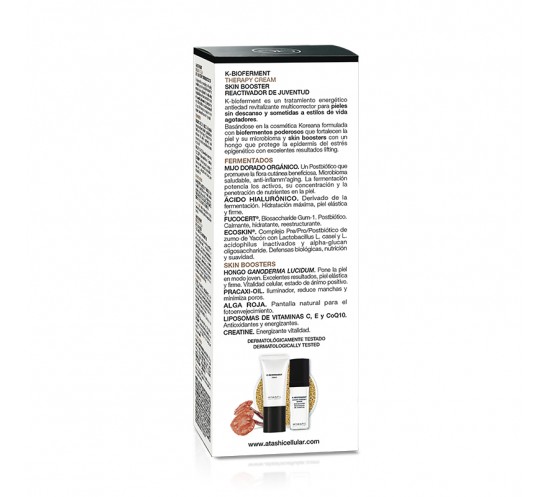 K-Bioferment Therapy Cream estuche trasera