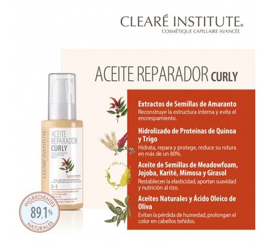 Aceite Reparador Hidratante Curly Aceite Reparador Hidratante Curly