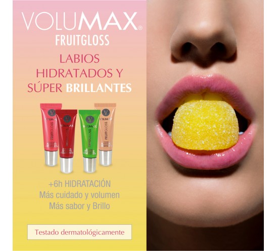 volumax fruitgloss hidratante fresa nata