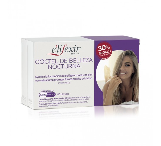 Frontal coctel belleza nocturna