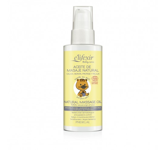 Aceite de masaje natural para bebes