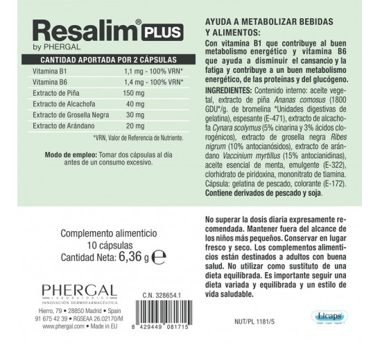 Complemento Alimenticio Metabolizador...