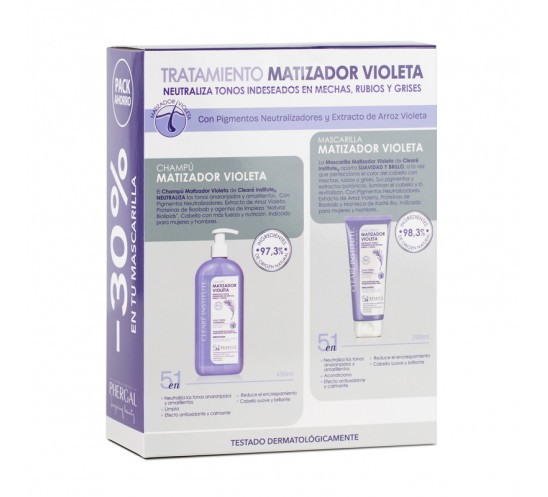 Trasera del pack ahorro tratamiento matizador violeta