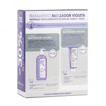 Trasera del pack ahorro tratamiento matizador violeta