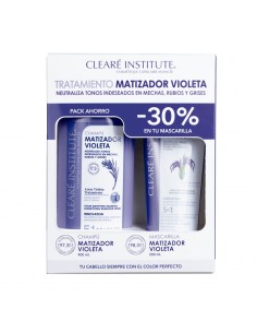 Frontal del pack ahorro tratamiento matizador violeta