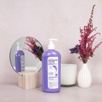 Champú matizador violeta para cabellos teñidos