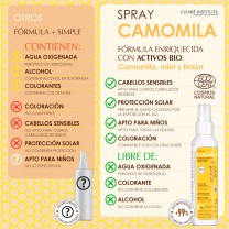 Propiedades spray camomila cleare institute vs competencia