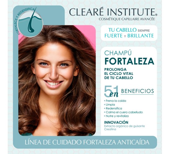 Beneficios champú fortaleza cleare institute