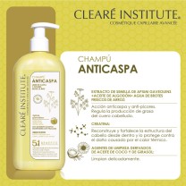 Beneficios de los ingredientes del champú anticaspa cleare institute Beneficios de los ingredientes del champú anticaspa cleare institute