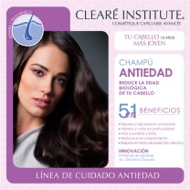 Beneficios 5 en 1 Champú antiedad cleare