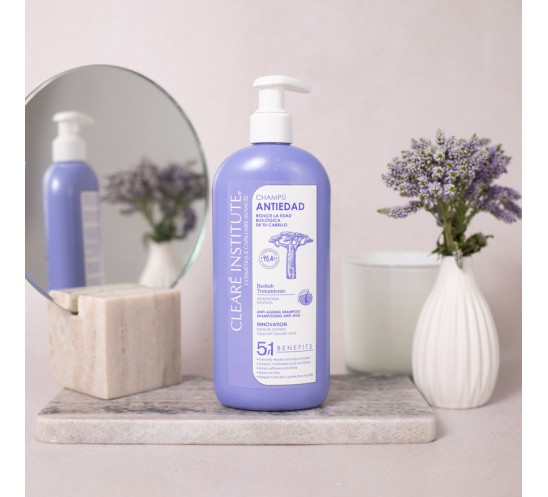 Champú antiedad que rejuvenece