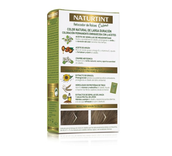 Retocador raíces rubio oscuro - trasera