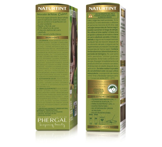 Retocador raíces rubio oscuro - lateral