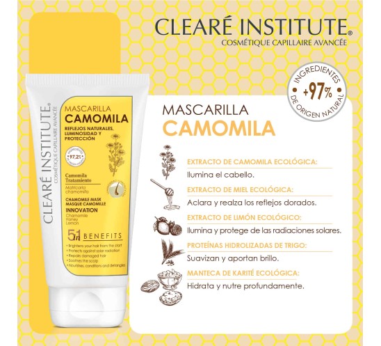 Ingredientes mascarilla camomila Clearé