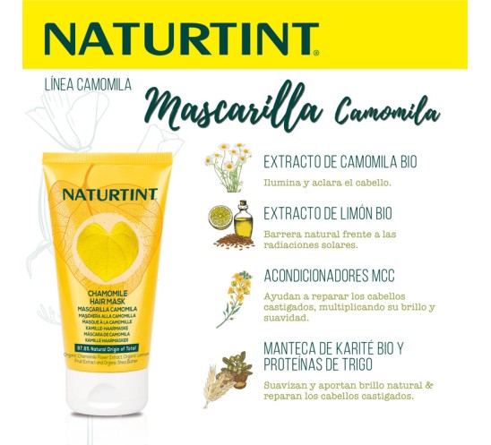 Ingredientes principales de la mascarilla de camomila Ingredientes principales de la mascarilla de camomila