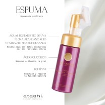 Ingredientes Espuma regenerante purificante Atashi