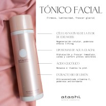 Ingredientes Tónico Facial Luminosidad Frescor Glacial Atashi