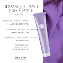 Ingredientes Desmaquillante Exfoliante Gel To Milk Atashi