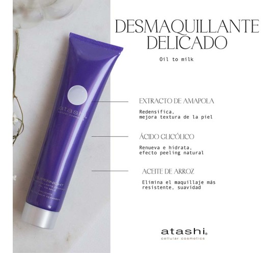 Ingredientes Desmaquillante Delicado Oil To Milk Atashi