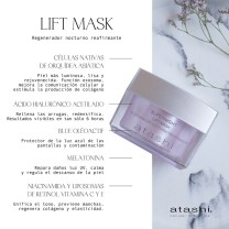 Ingredientes Supernight Lift Mask Atashi