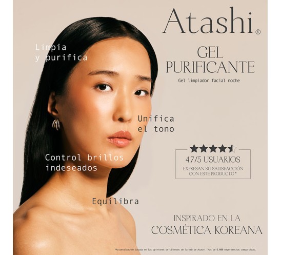 Beneficios Gel purificante Atashi Beneficios Gel purificante Atashi