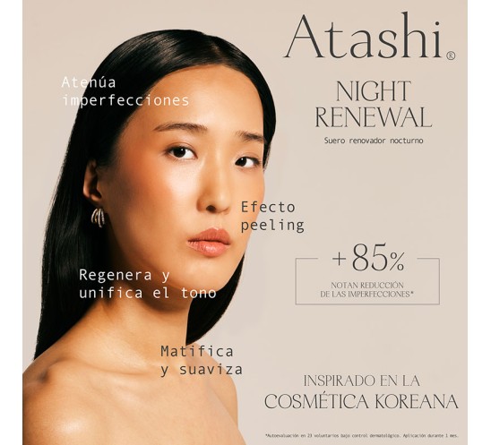 Beneficios Suero night renewal Atashi Beneficios Suero night renewal Atashi