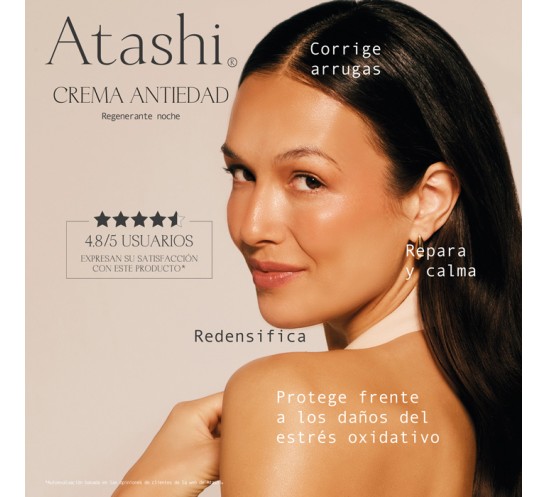 Beneficios Crema antiedad regenerante noche Atashi
