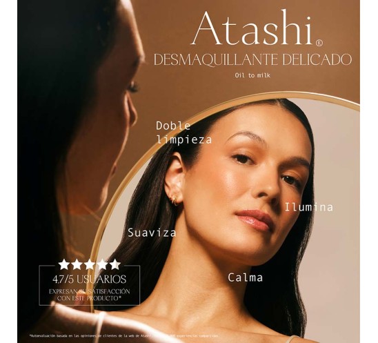 Beneficios Desmaquillante Delicado Oil To Milk Atashi