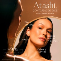 Beneficios Contorno  de Ojos Iluminador Antifatiga Atashi