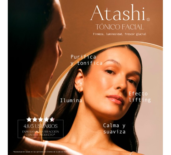 Beneficios Tónico Facial Luminosidad Frescor Glacial Atashi