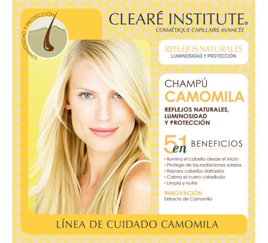 Beneficios champú camomila cleare